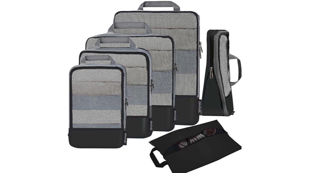 multiple size packing cubes