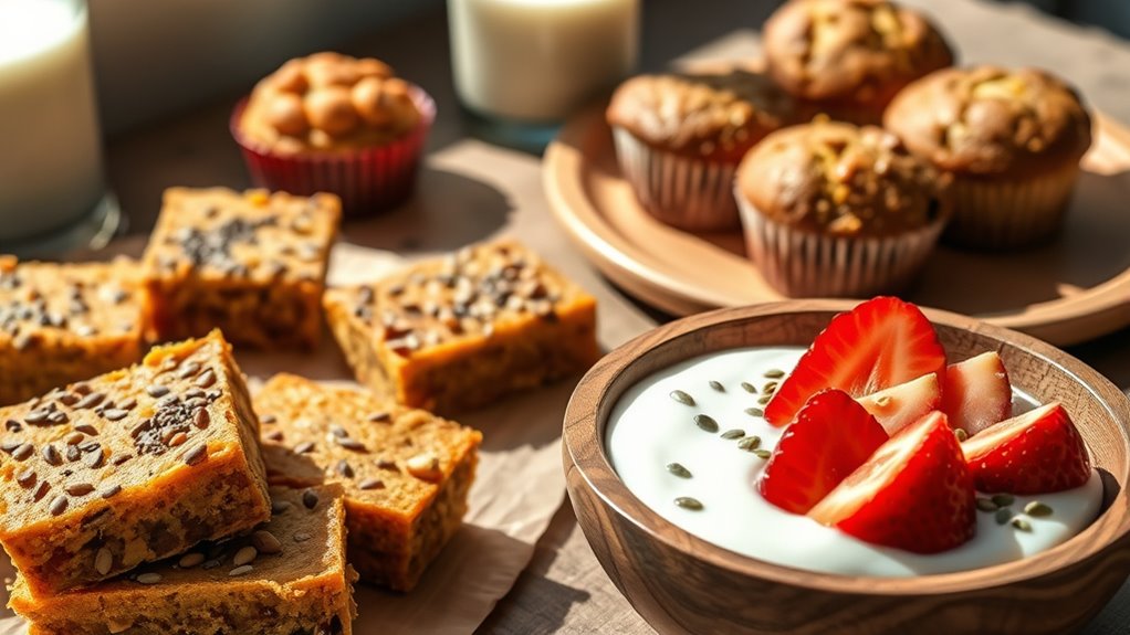 plant based breakfast baked goods