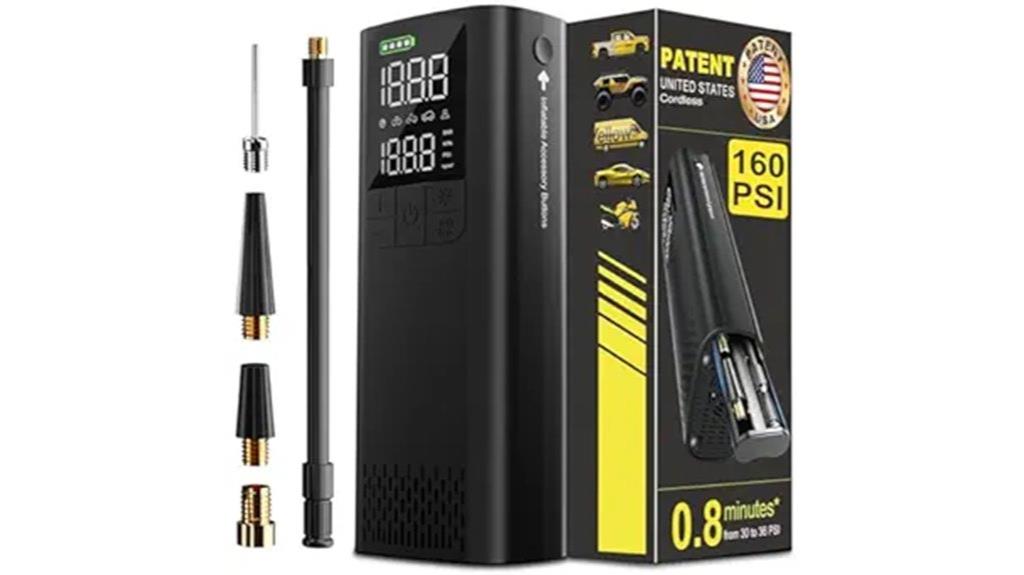 portable digital tire inflator