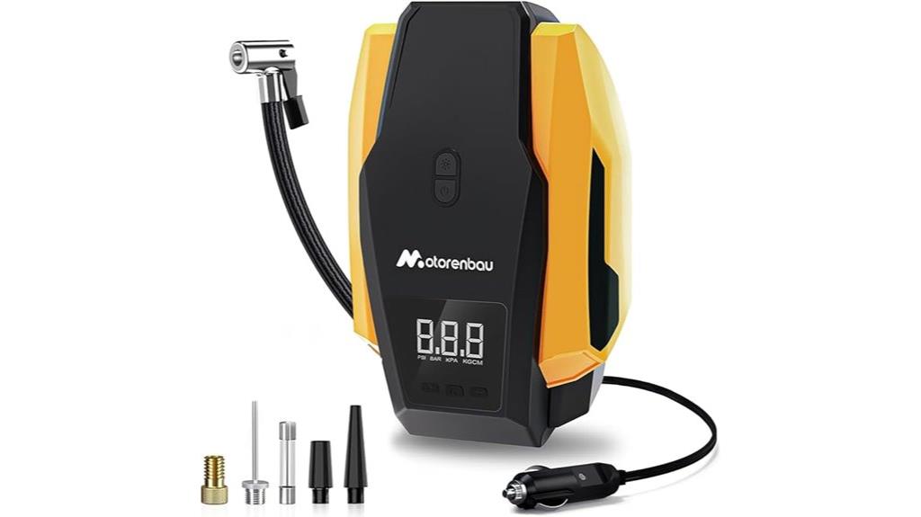portable tire inflator compressor