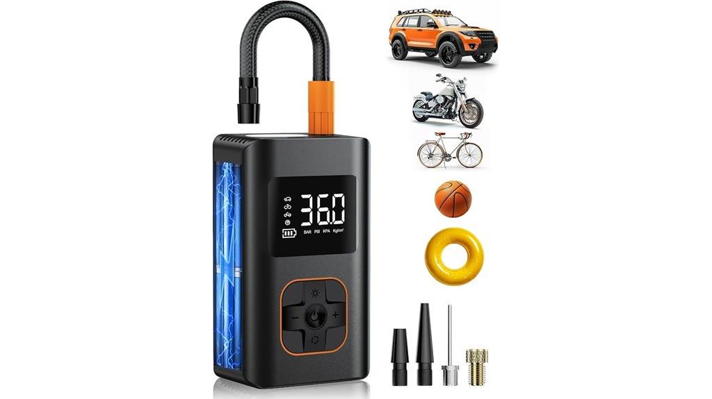 portable tire pressure gauge