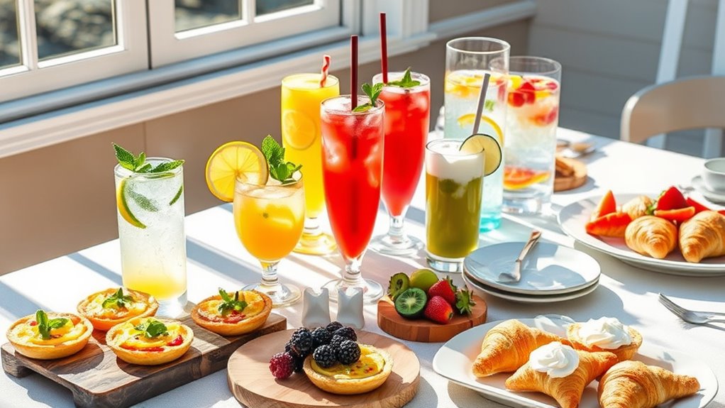 pre made refreshing beverage options