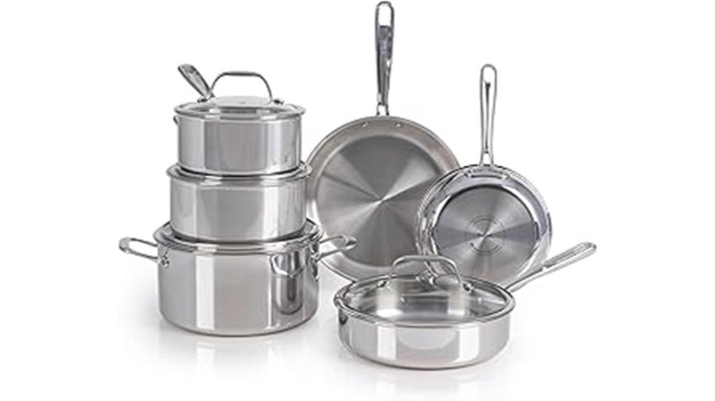 premium stainless steel cookware