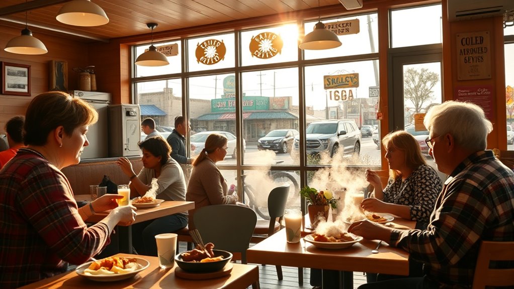 prime location and inviting ambiance