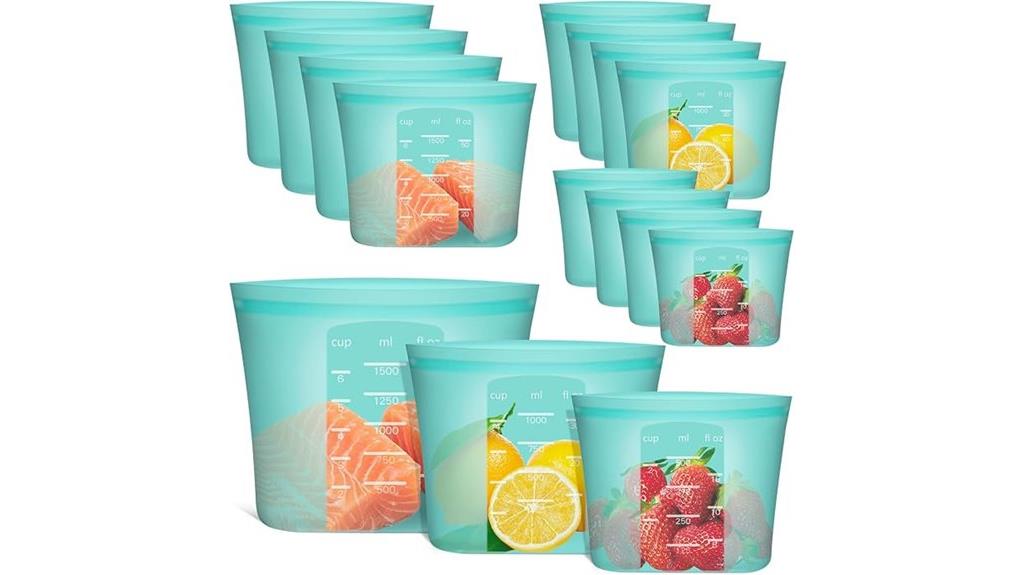 silicone food storage bags
