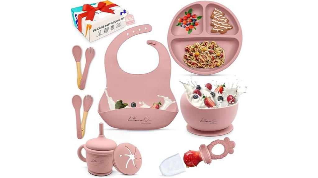silicone toddler feeding kit