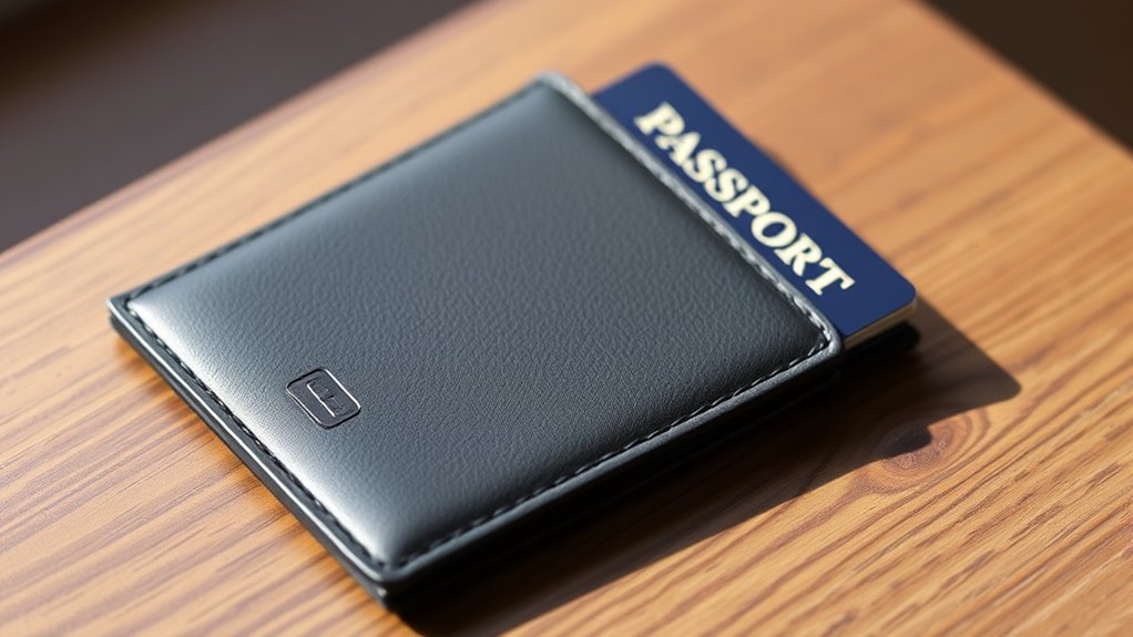 slim rfid passport wallets