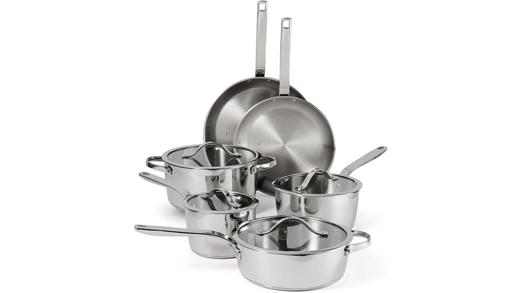 stainless steel 10 piece set
