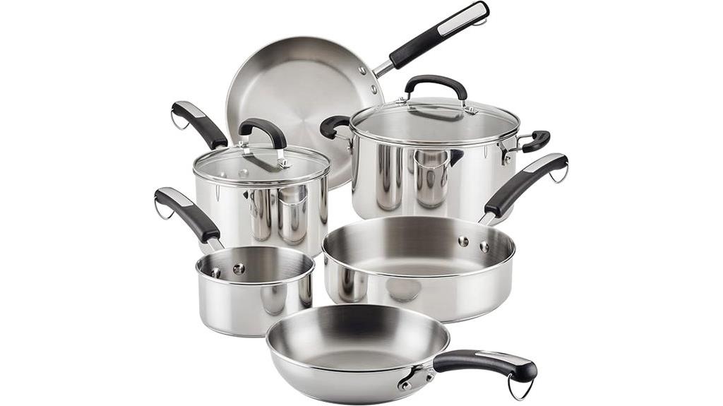 stainless steel cookware set