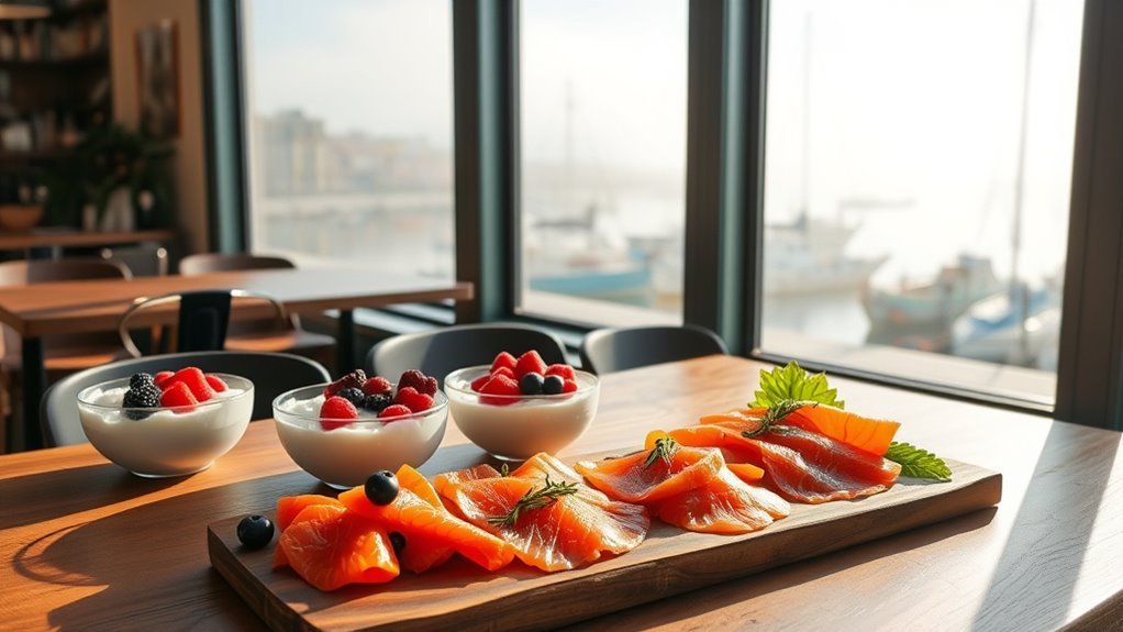 sustainable seafood breakfast options