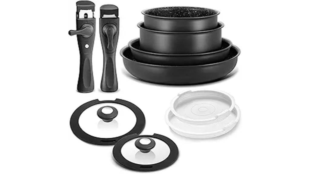 ten piece induction cookware