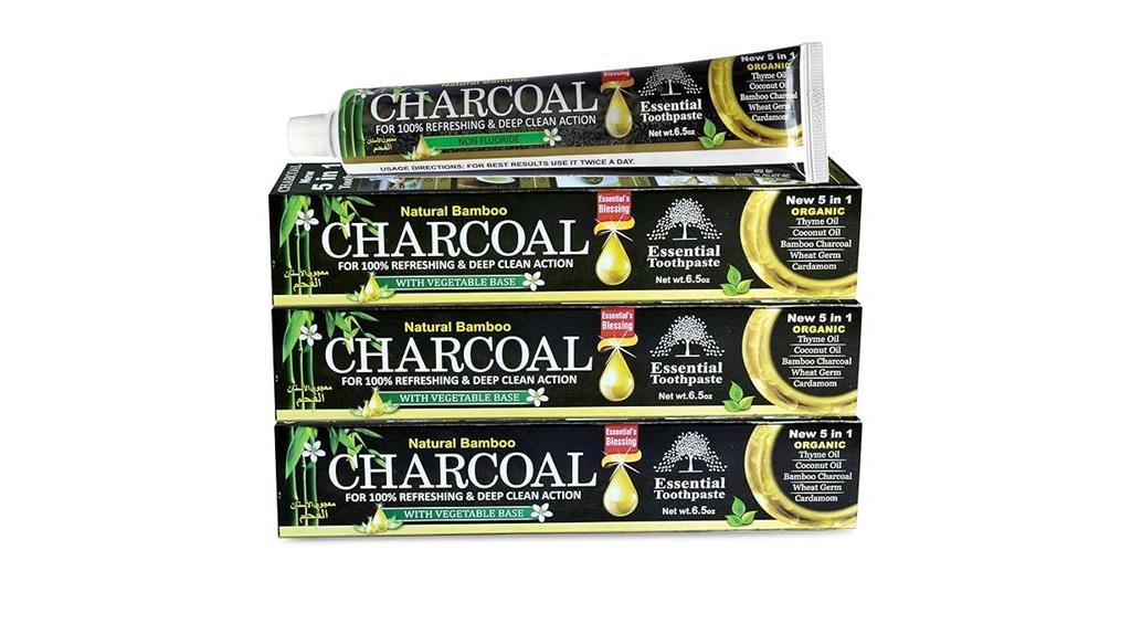 three pack bamboo toothpaste