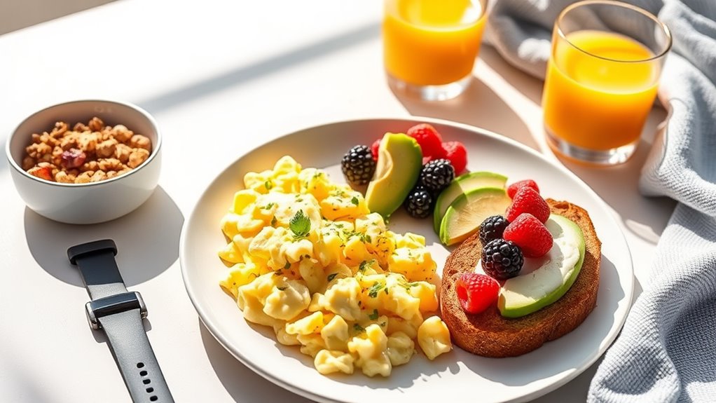 timing breakfast for energy