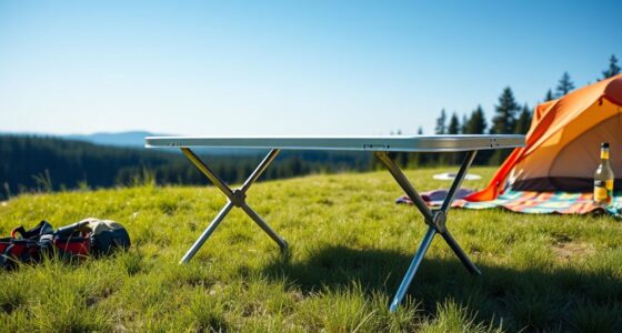 top aluminum camping tables