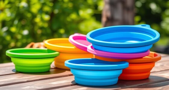 top portable silicone pet bowls