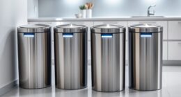 top sensor trash cans