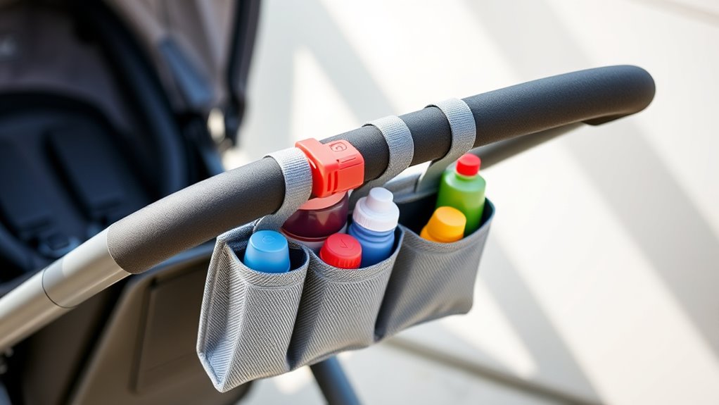 top stroller cup holder organizers