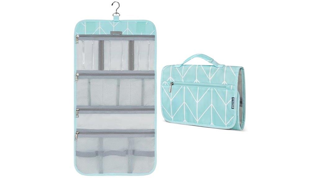 travel ready hanging toiletry bag