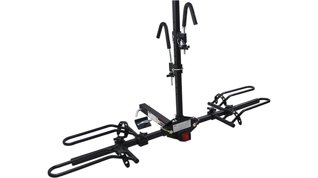 two bike hitch mount rack