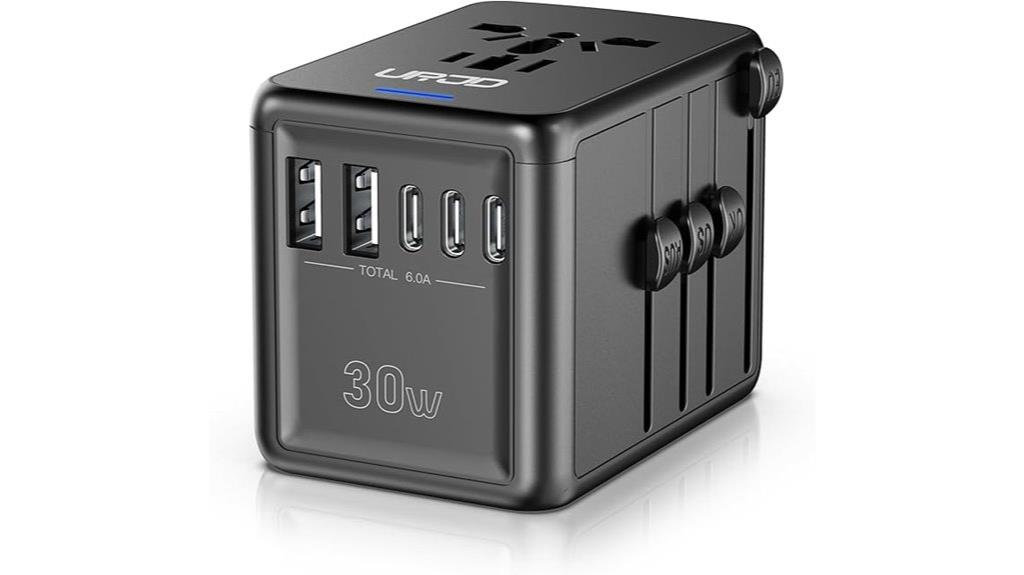 universal adapter with usb ports