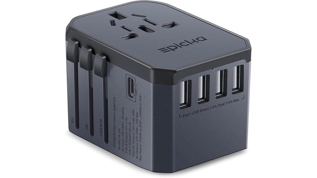 universal charging with multiple ports