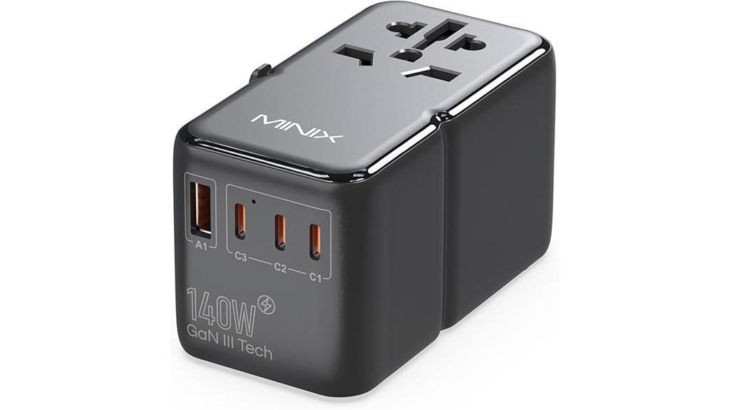 universal travel adapter with usb