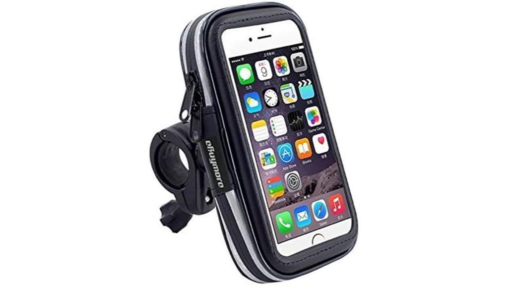 waterproof bike phone mount