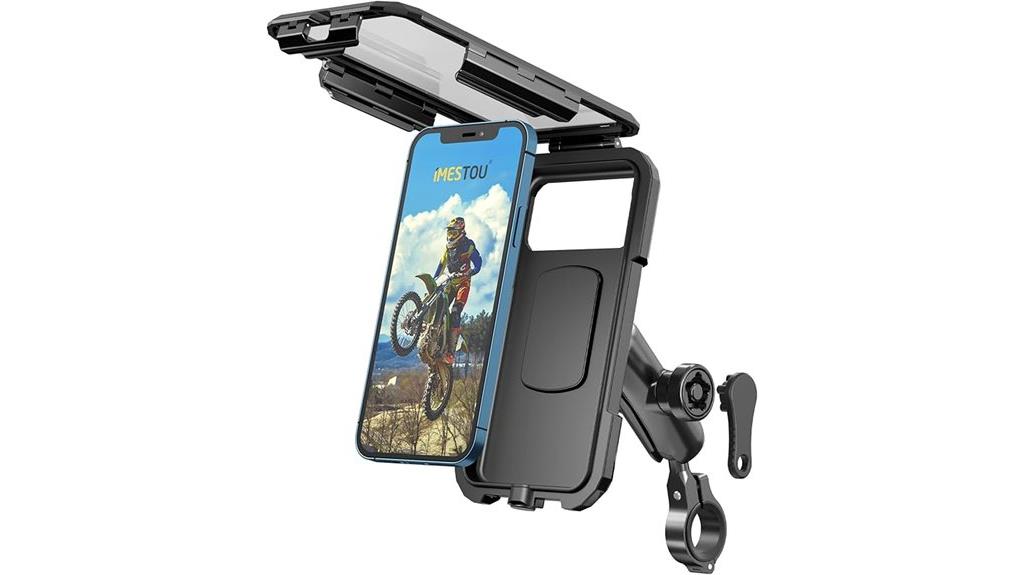 waterproof motorcycle phone holder