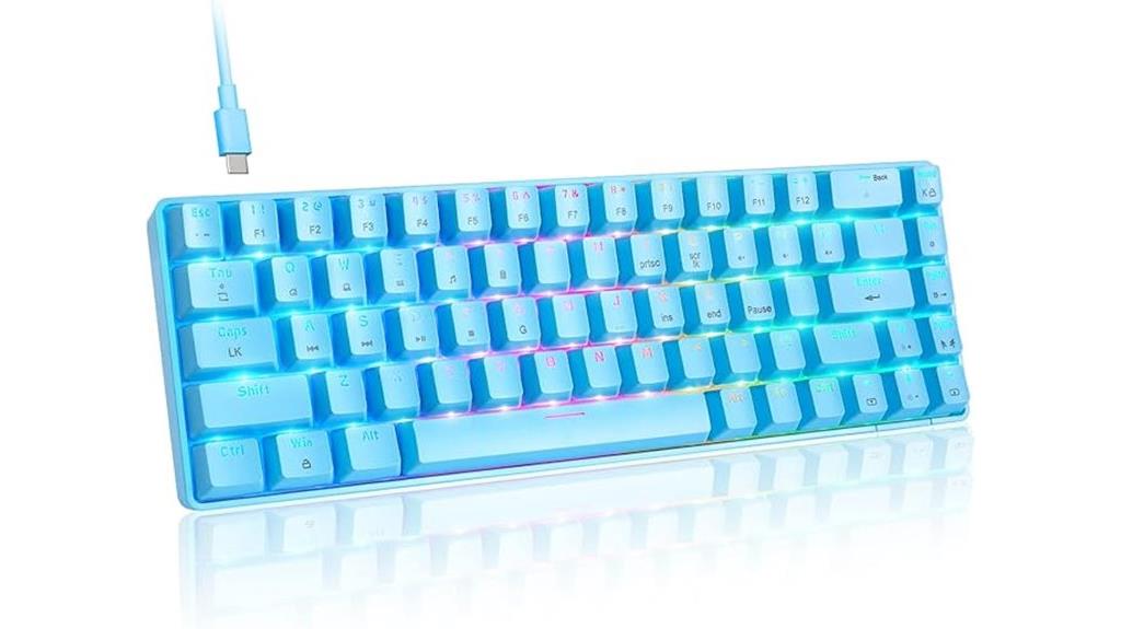 wired rgb gaming keyboard
