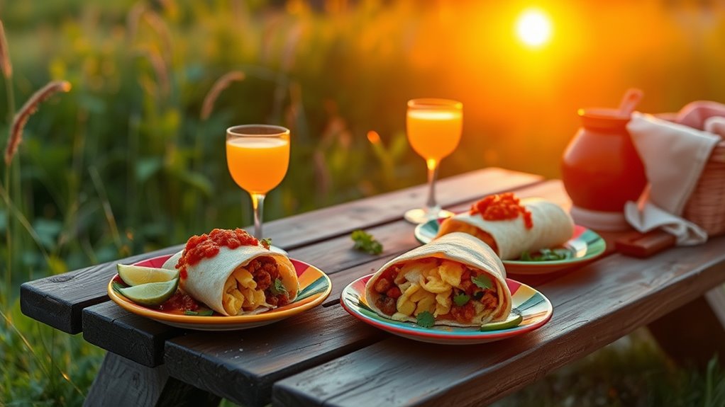 zesty breakfast burrito ideas