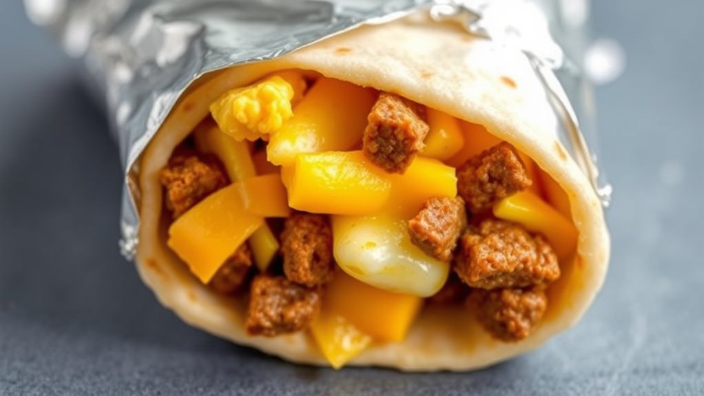 balanced portioned breakfast choice