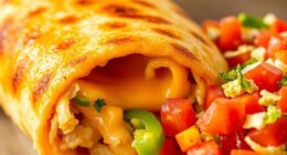 breakfast burrito with extras