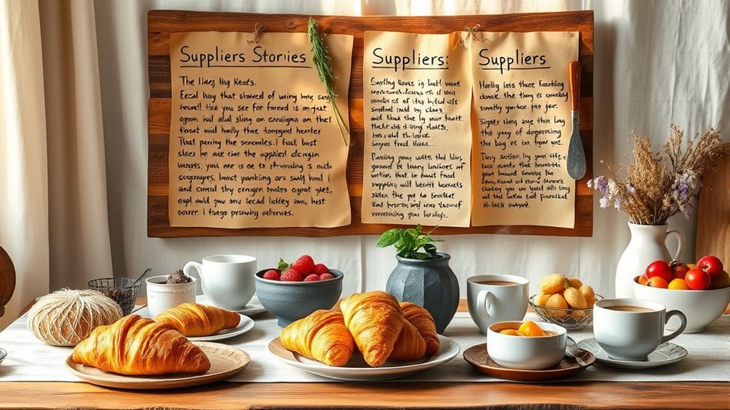 breakfast menu supplier stories
