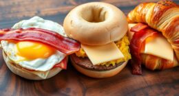 breakfast sandwich nutrition comparison