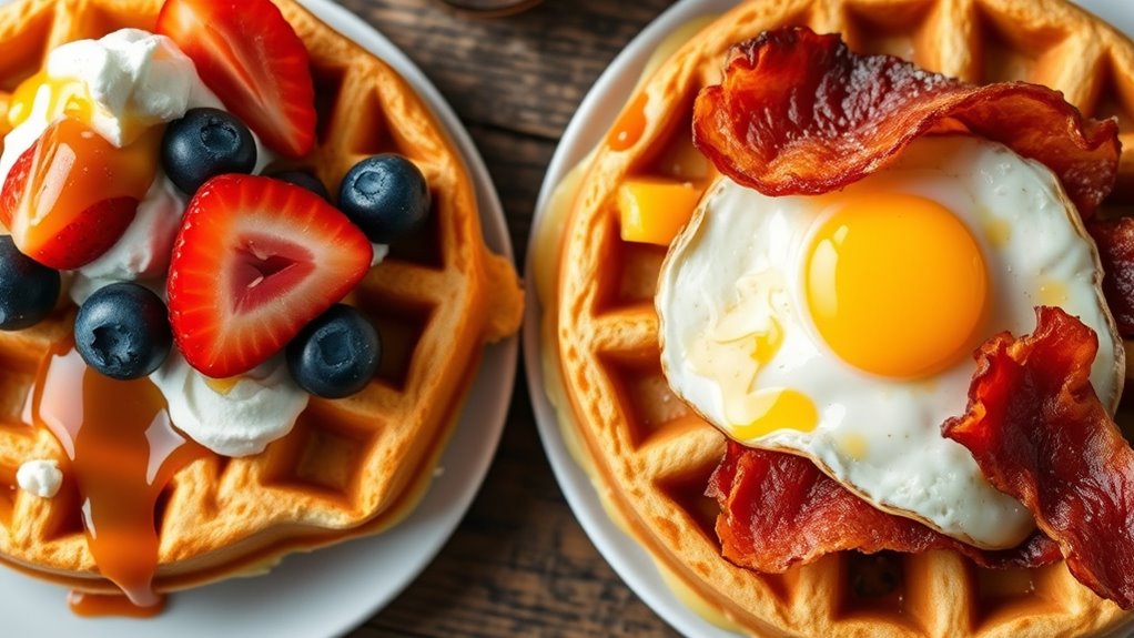 celebrating waffle creations today