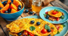 colorful vitamin rich breakfasts