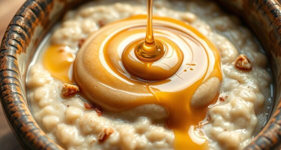 creamy almond honey porridge