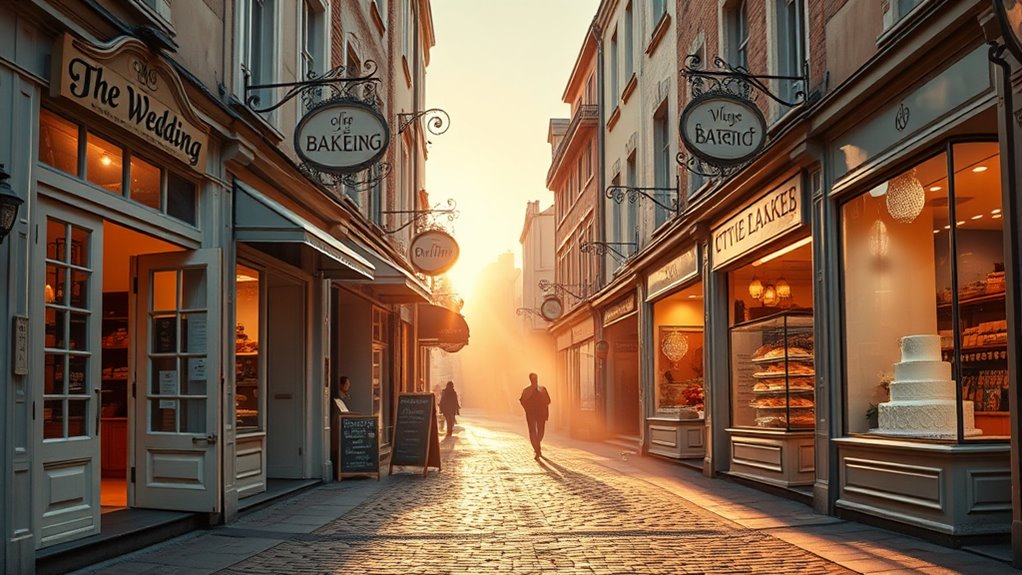 early morning wedding bakery treats