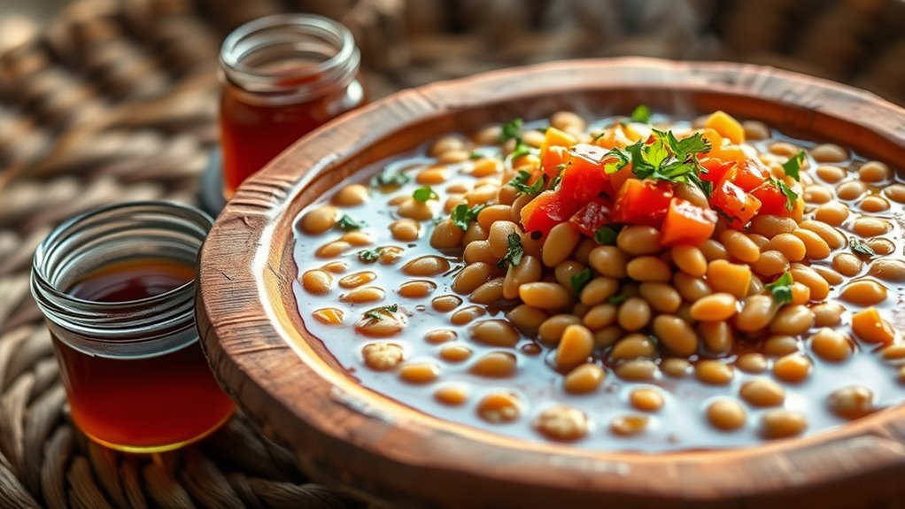 ethiopian ful and honey