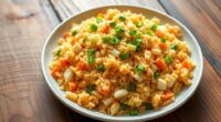 fried rice with eggs