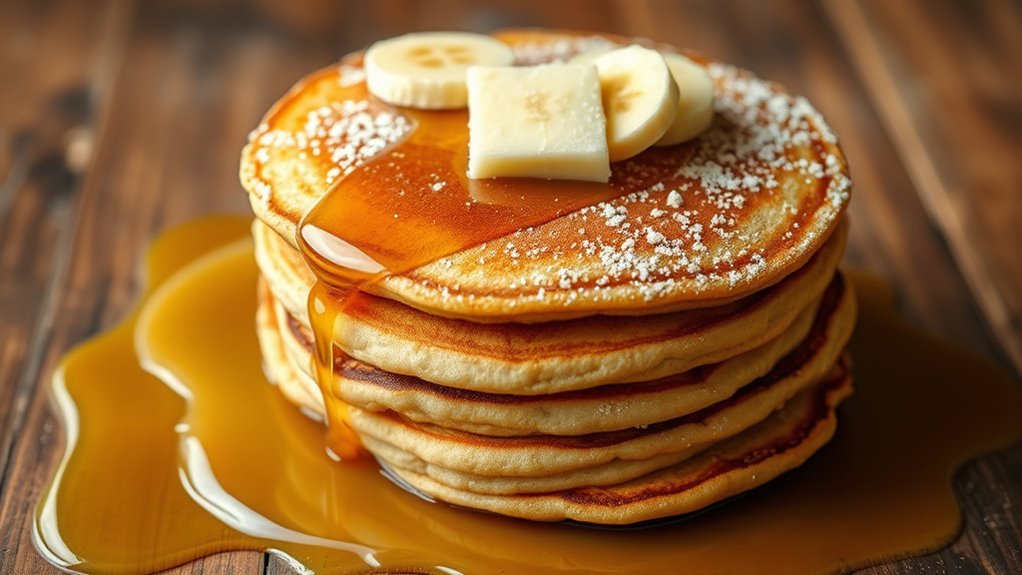 gluten free banana bread pancakes