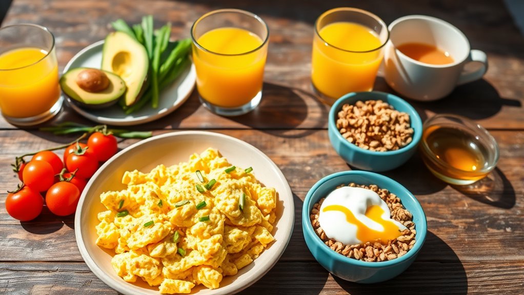 healthy gluten free morning options