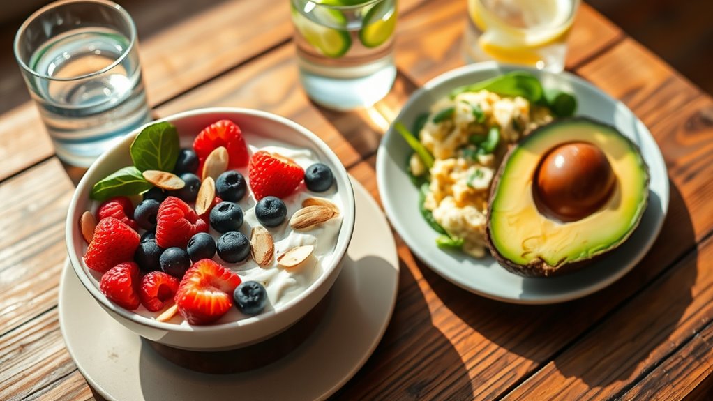 healthy low sugar mornings