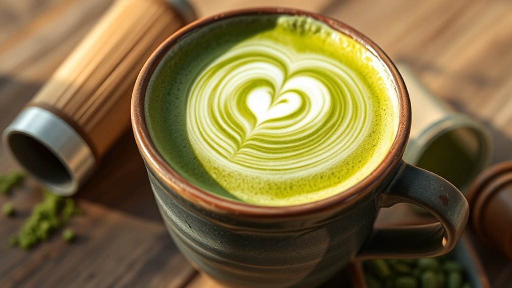 matcha latte morning benefits