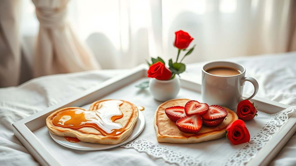 romantic breakfast presentation tips
