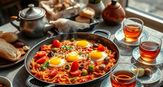 turkish breakfast and tea
