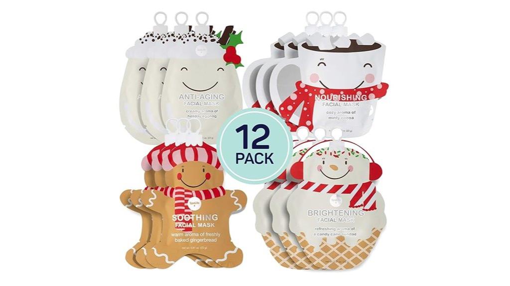 holiday skincare face mask