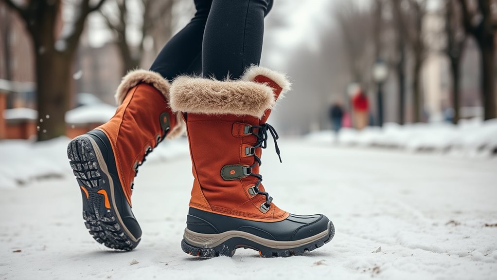 waterproof insulated traction comfort