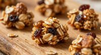achieve clumpy granola consistency