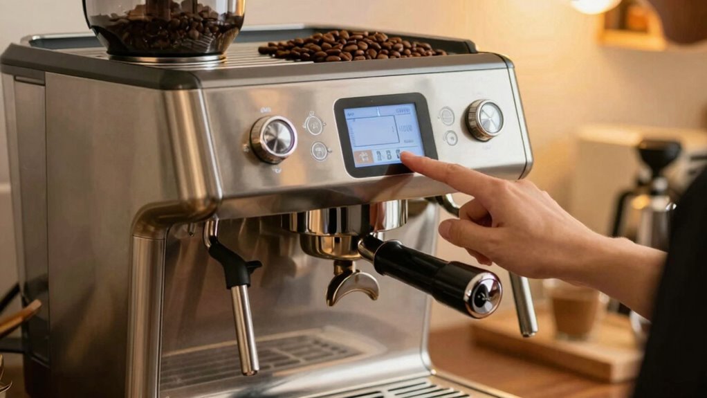 adjustable brewing and frothing